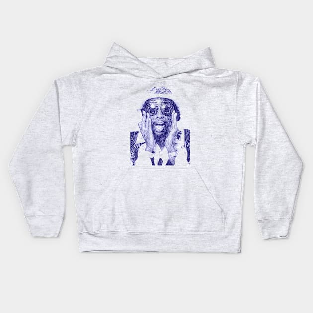 Funk Bootsy Classic Kids Hoodie by Mugo Muncarsol